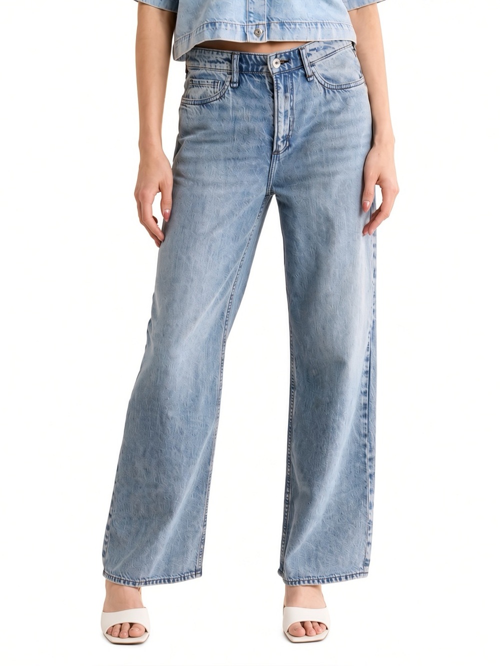 NWT Rag & Bone Cloud Lori Wide Leg Jeans